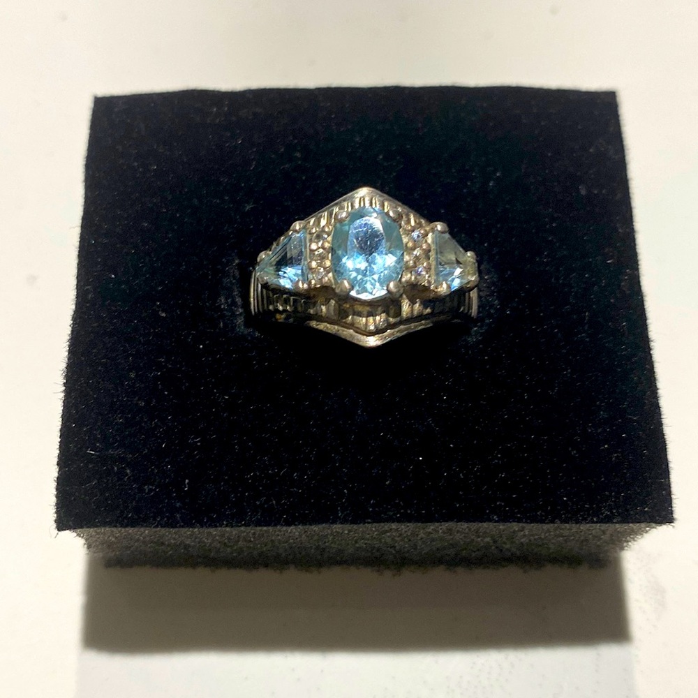 Vintage Blue Topaz ring
